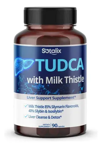 Tudca Bile Acids + Milk Thistle Complex High Potency Unflavored 150cap