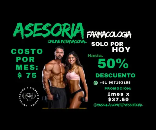 ASESORIA EN FARMACOLOGIA DEPORTIVA PROMOCION